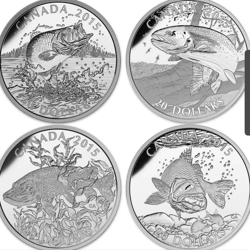 2015 RCM $20 North American Sportfish Collection